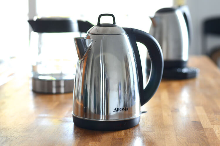 Aroma kettle on a table