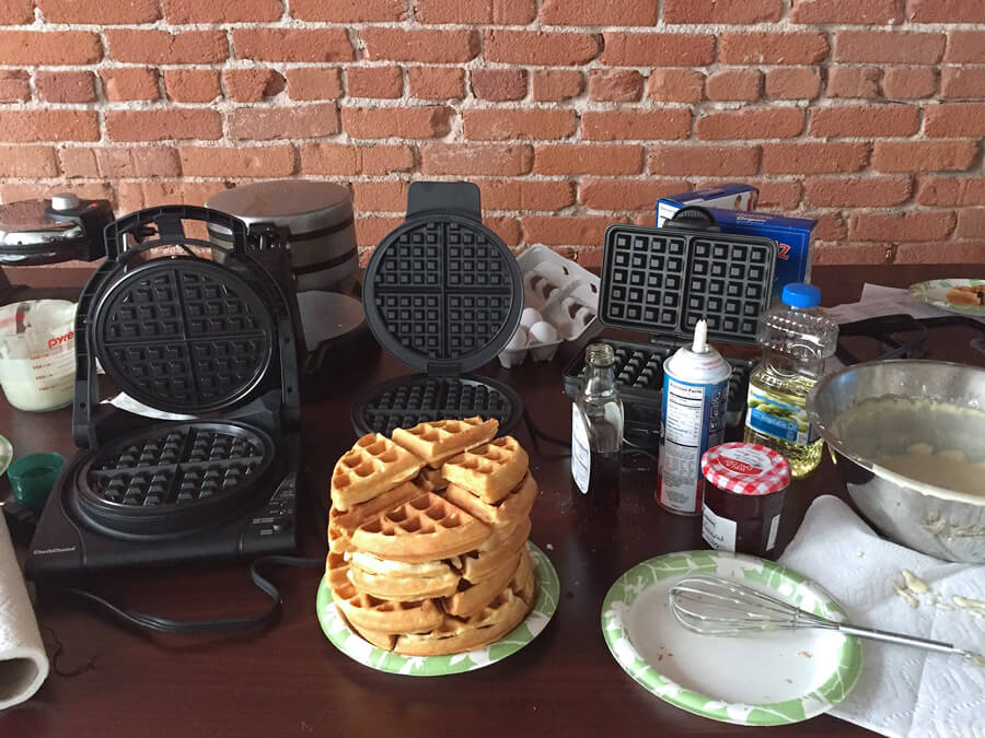 waffle iron testing