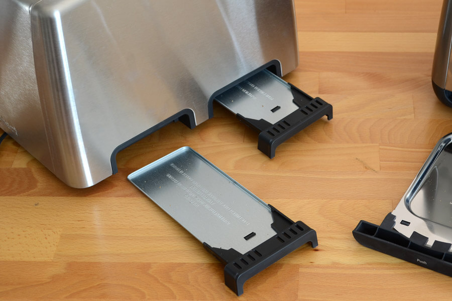 toaster crumb tray