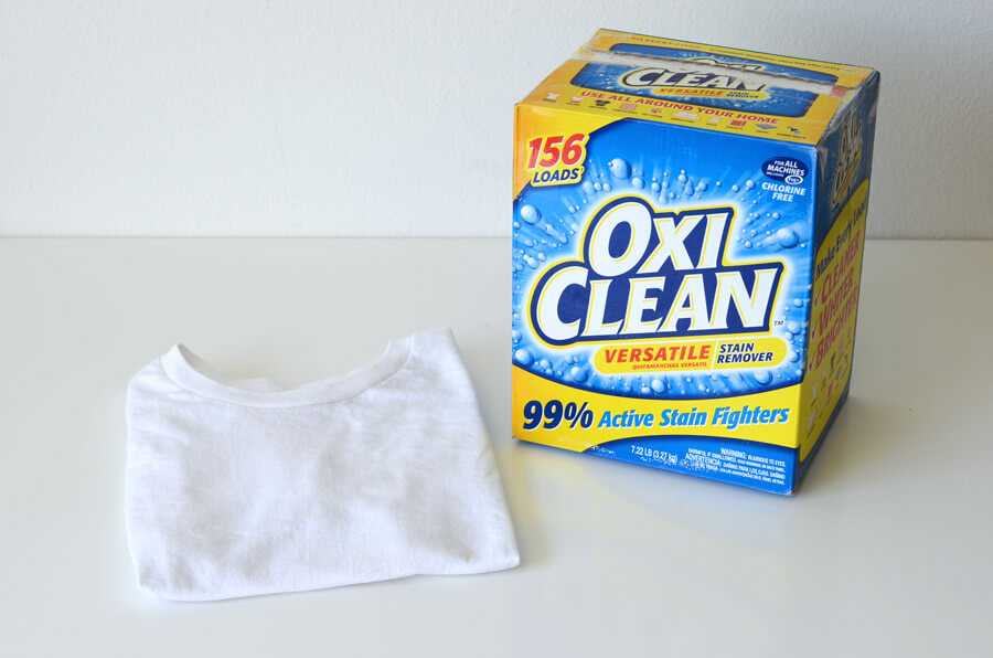oxy-clean with shirt
