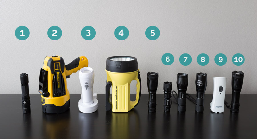 lineup of all the lights