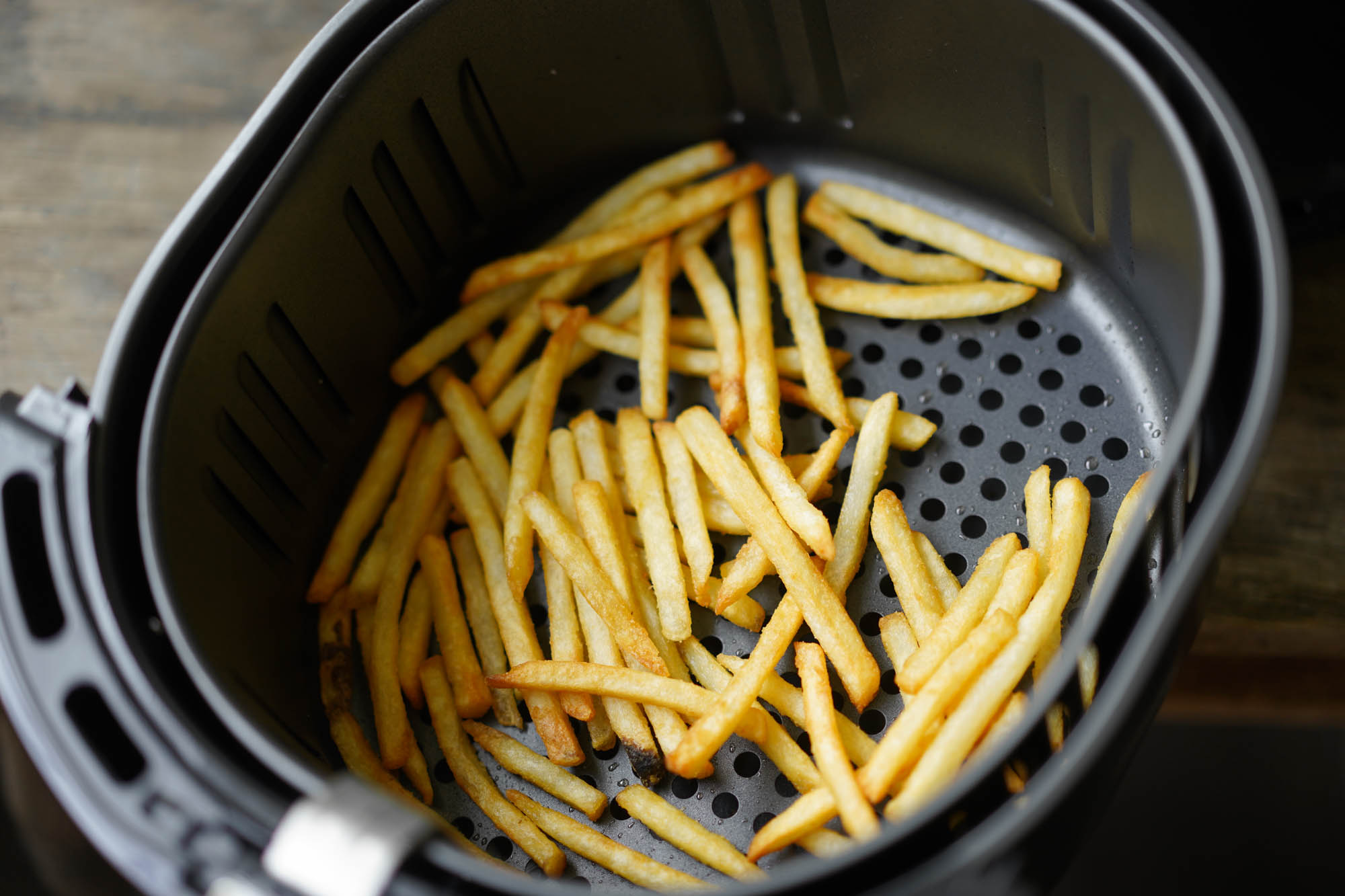 fries cooked in the Gowise air fryer