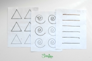 3Doodler tracing test sheets