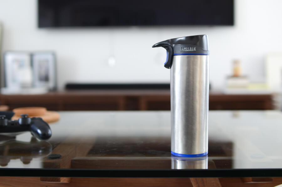 the CamelBak - Forge on a table