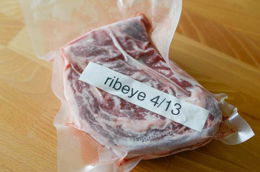 Labeling freezer food