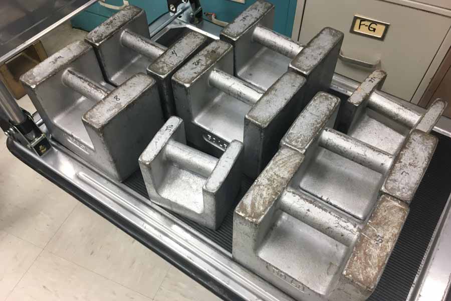 calibrated dumbbells