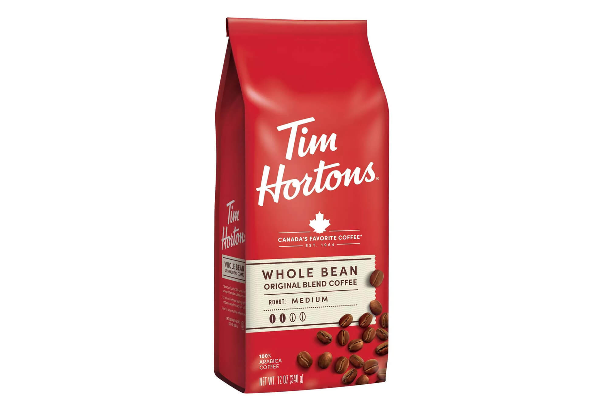 tim hortons medium roast whole bean original blend