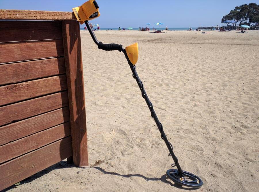 the Garrett - Ace 250 metal detector