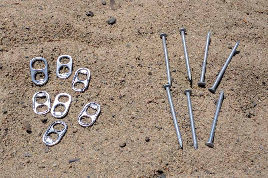 trash for discrimination test