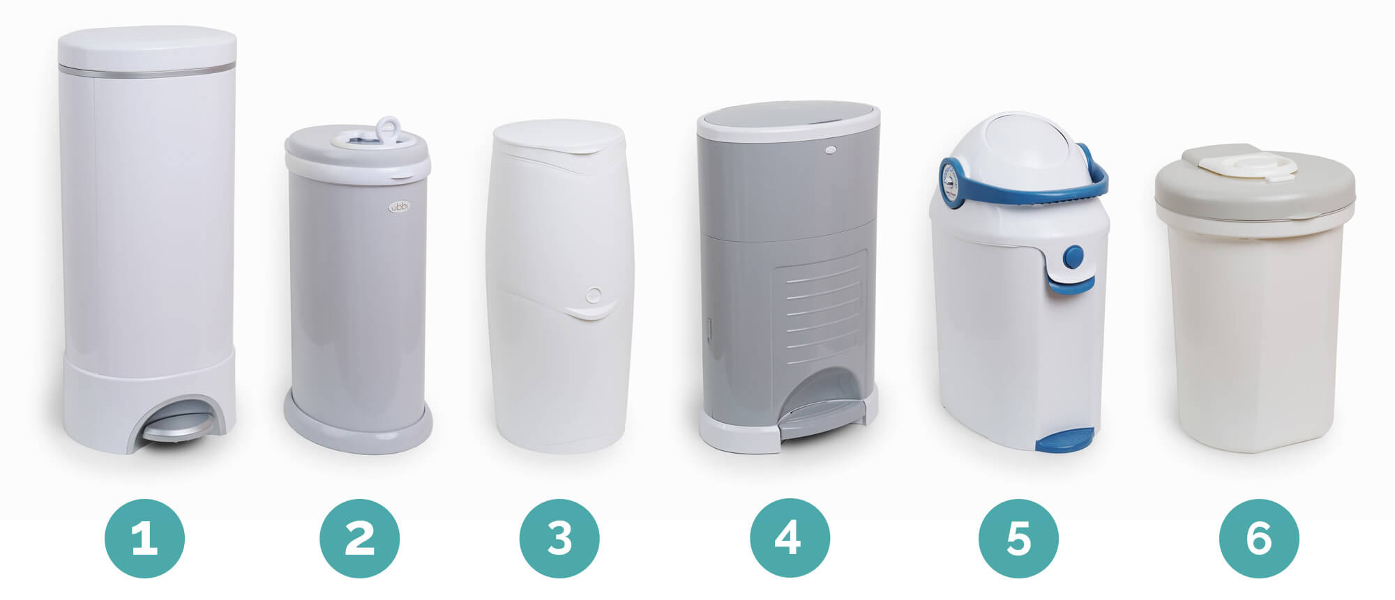 the six best diaper pails