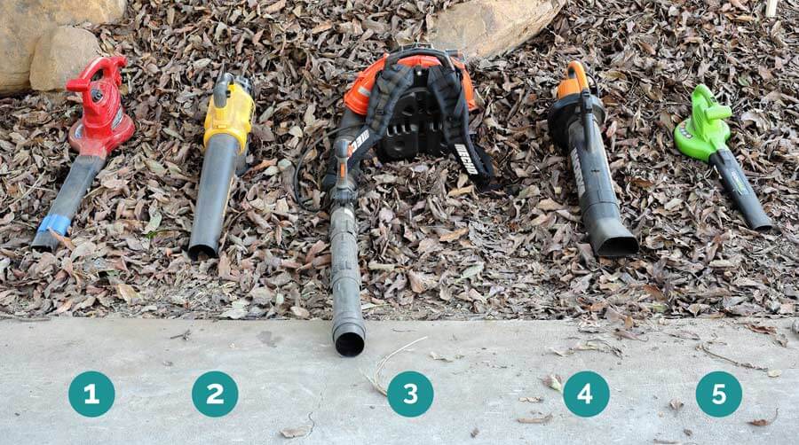 leaf blower lineup