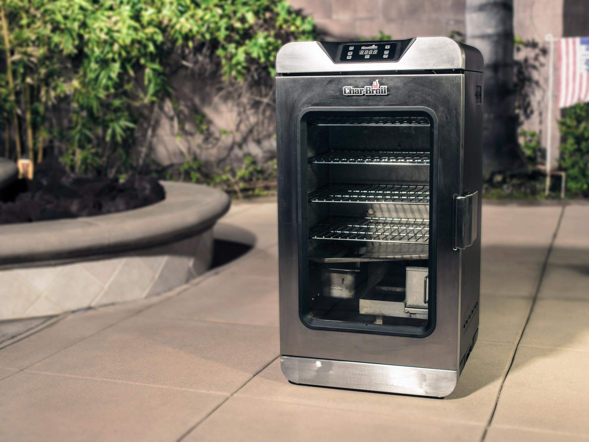 the Char-Broil smoker solo