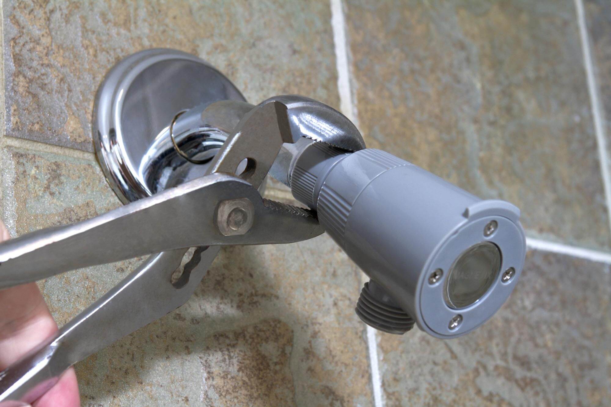 installation with a wrench