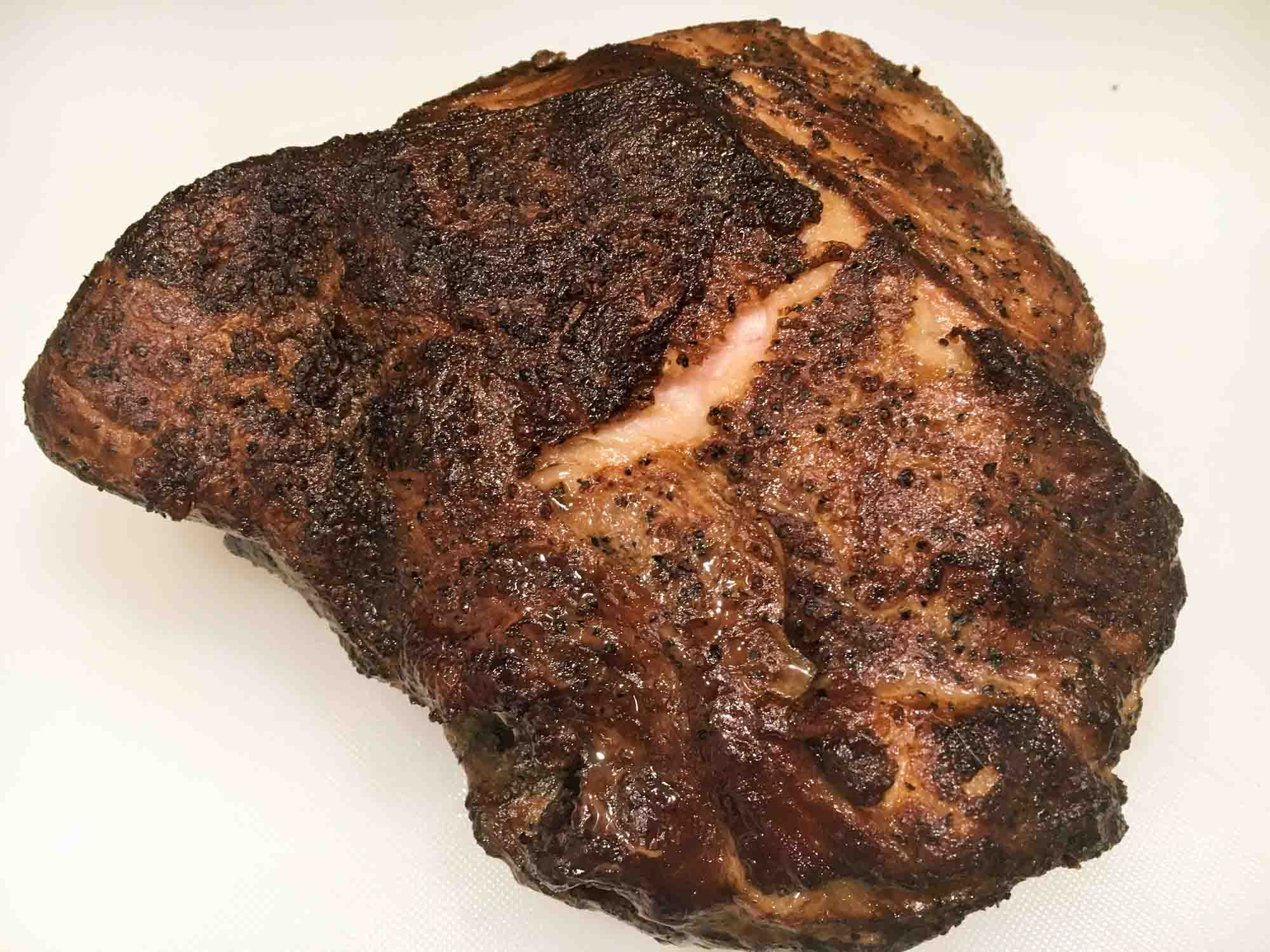 pork butt with dry rub