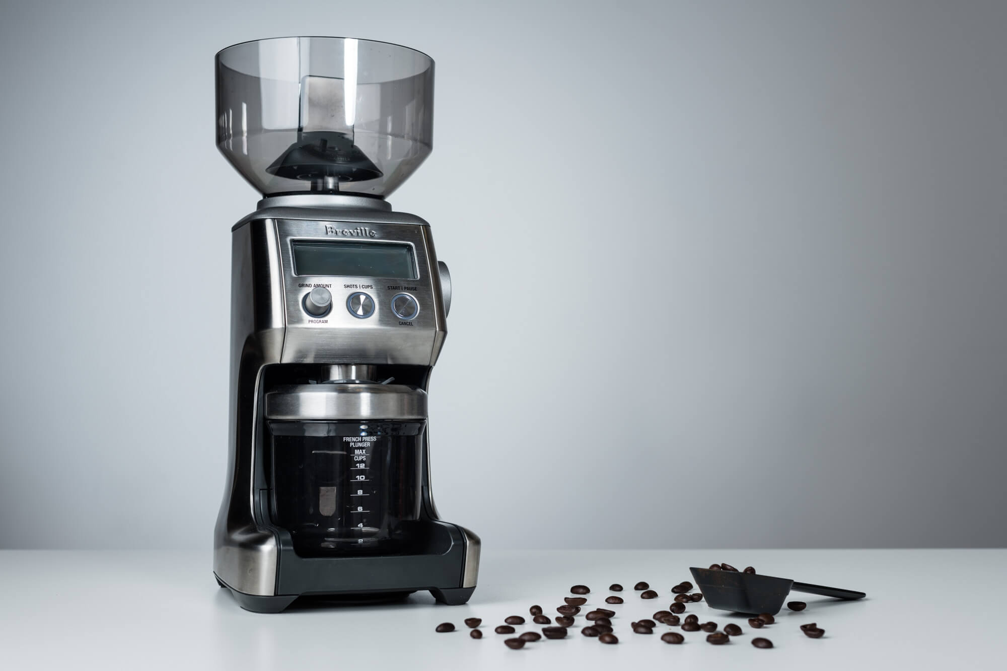 Breville's Smart Grinder Pro, our runner up pick