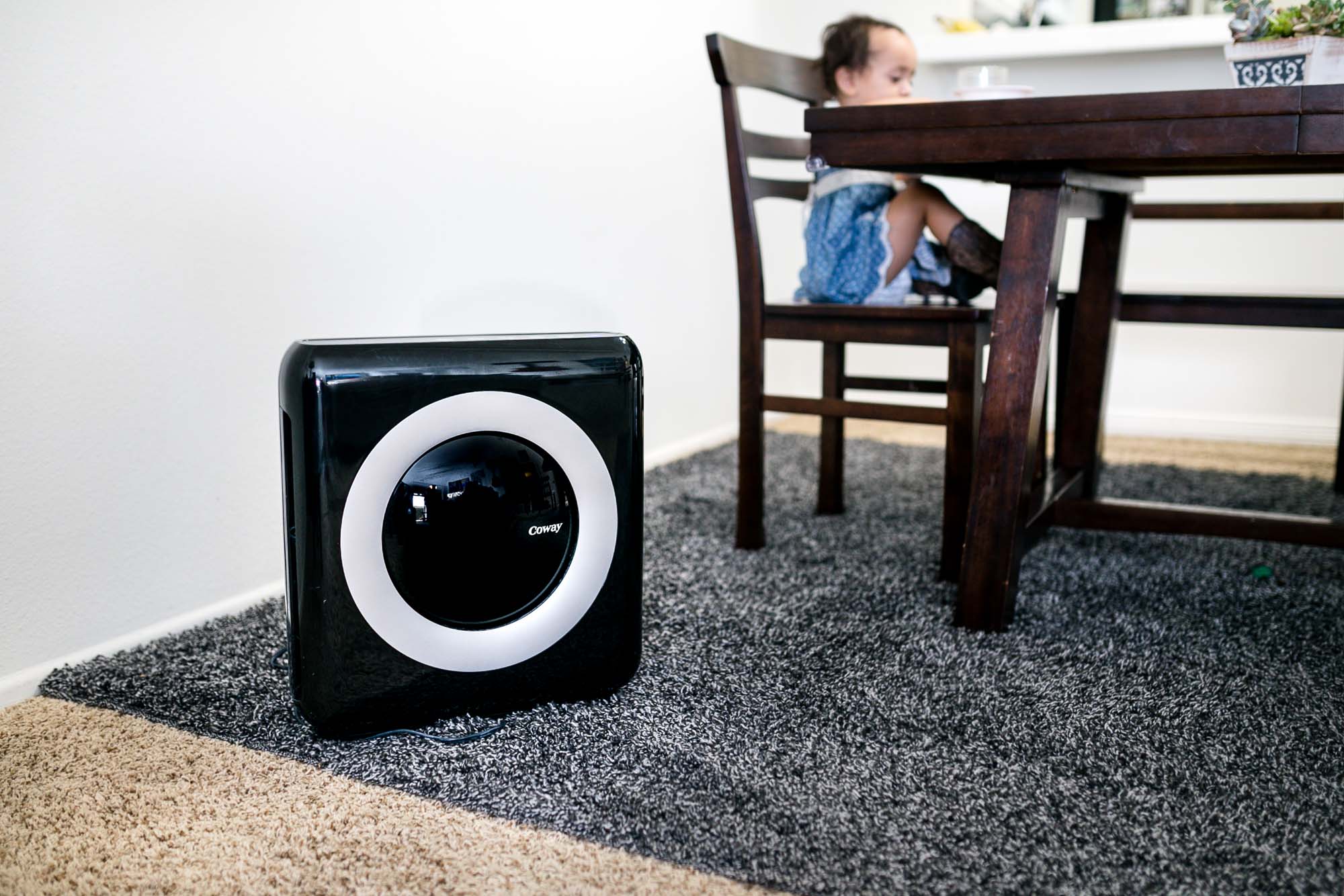 Coway - AP-1512HH in dining room