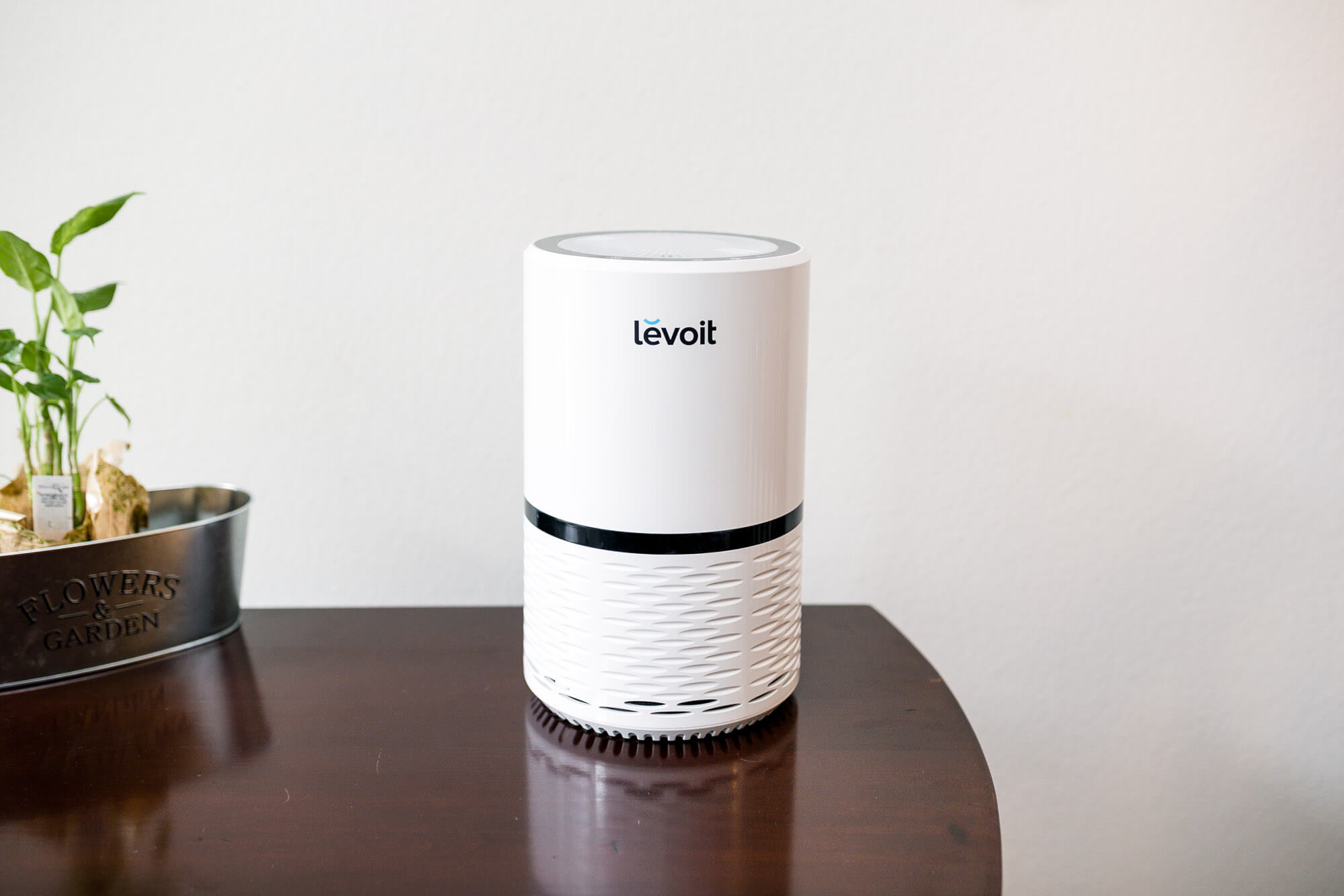 Levoit's LV-H132 purifier on a side table