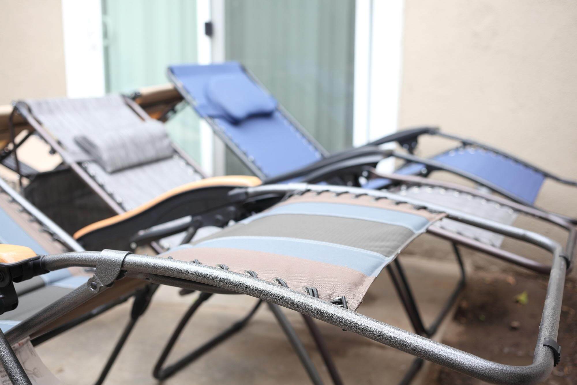 testing chairs outdoors