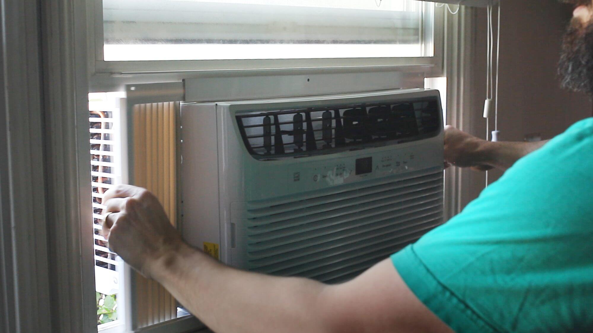 Installing air conditioner
