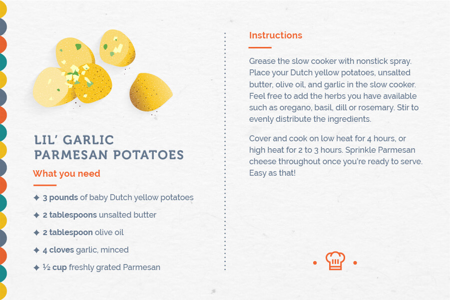 cheesy garlic potatoes