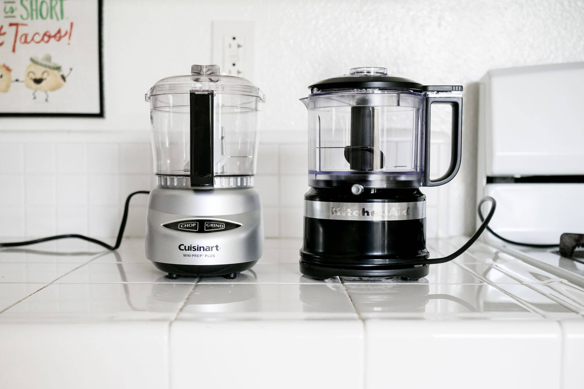 both the Kitchenaid and Cuisinart mini processors