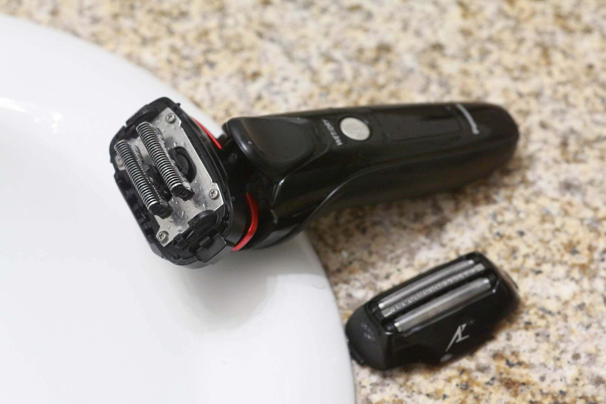 cleaning a shaver