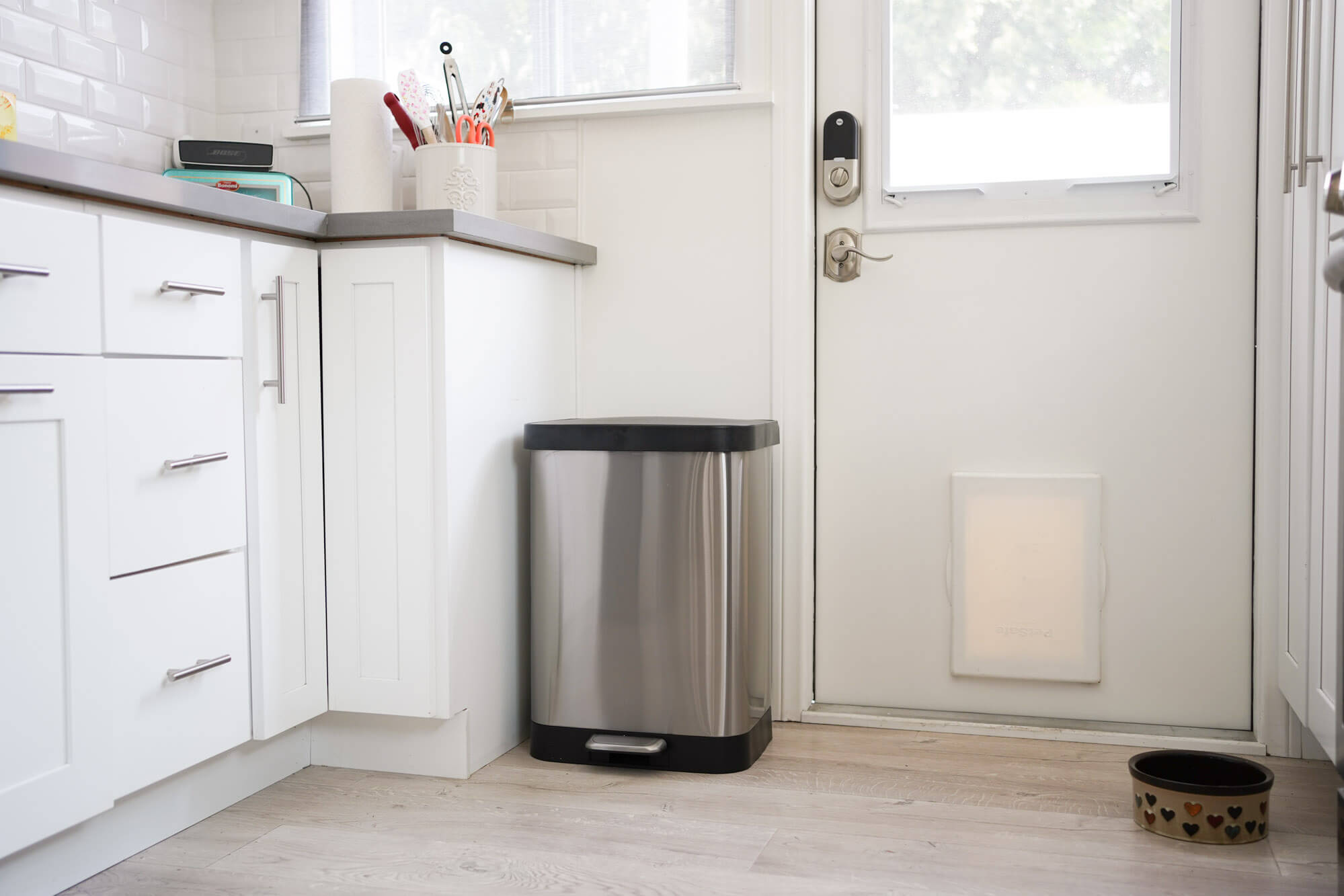 Glad - 74506 stainless trash can