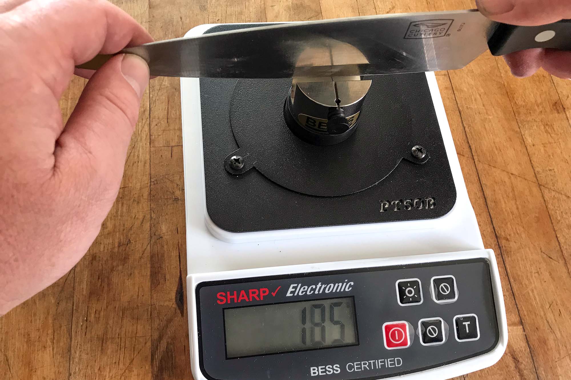 knife test on the PT50b