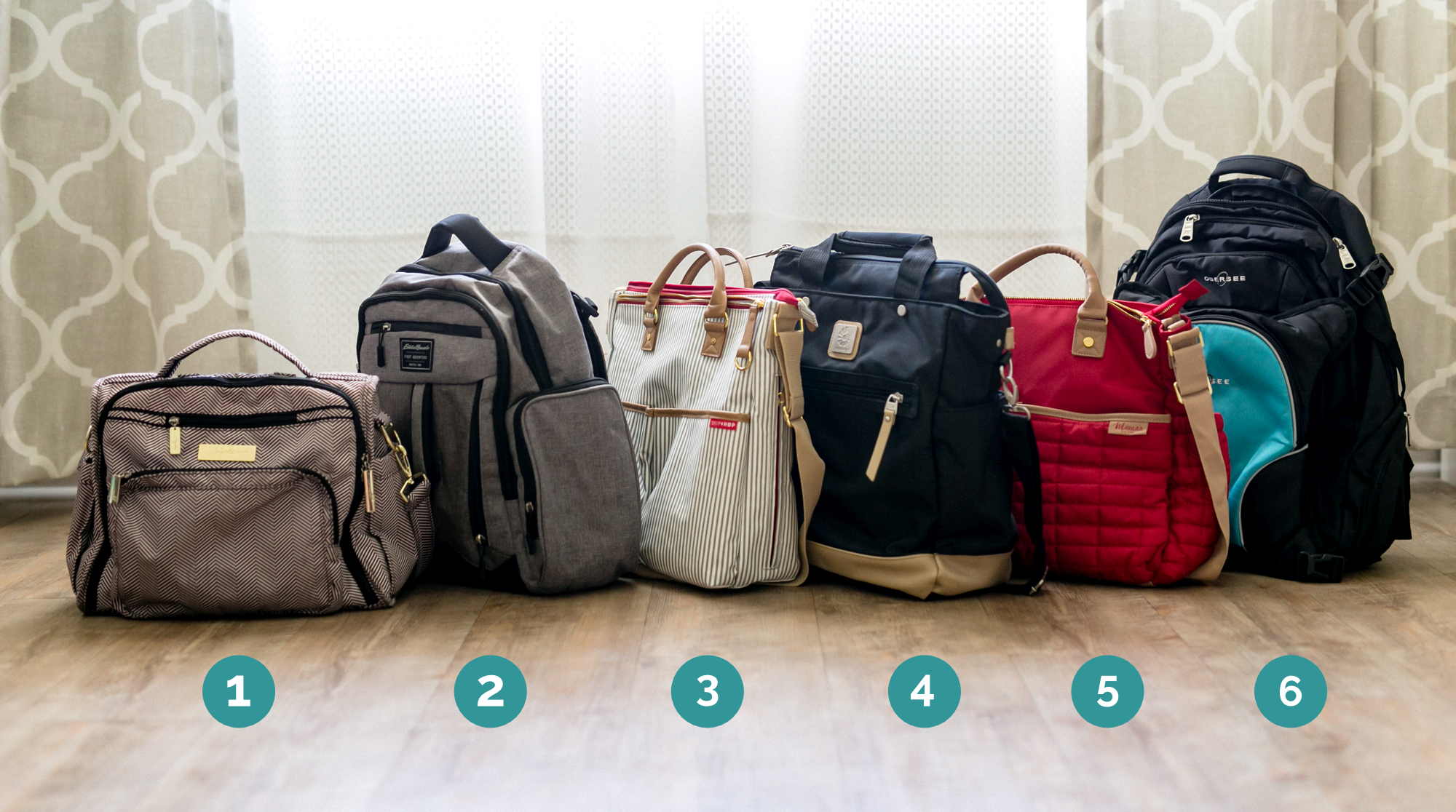 diaper bag lineup