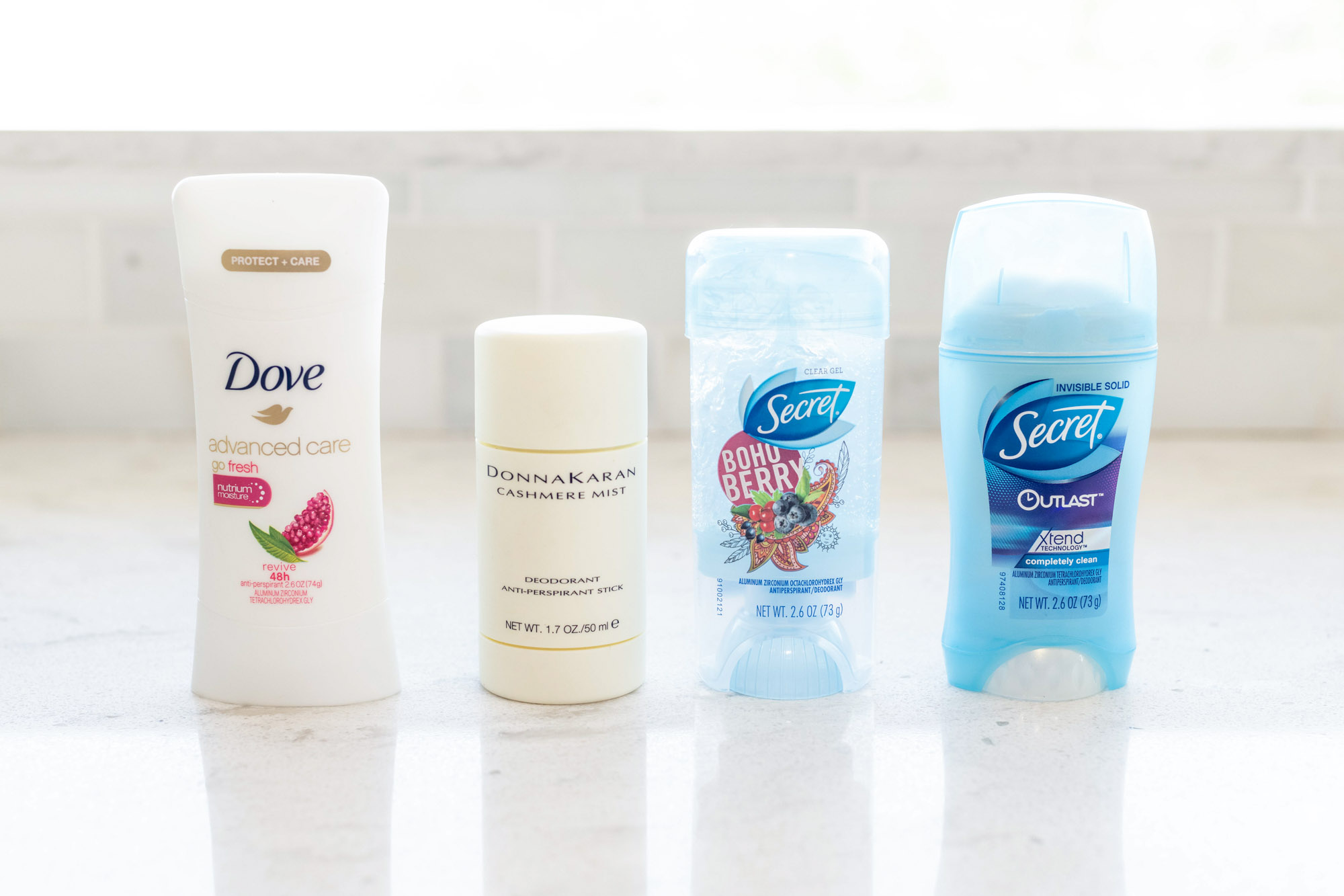 non-winning antiperspirants 