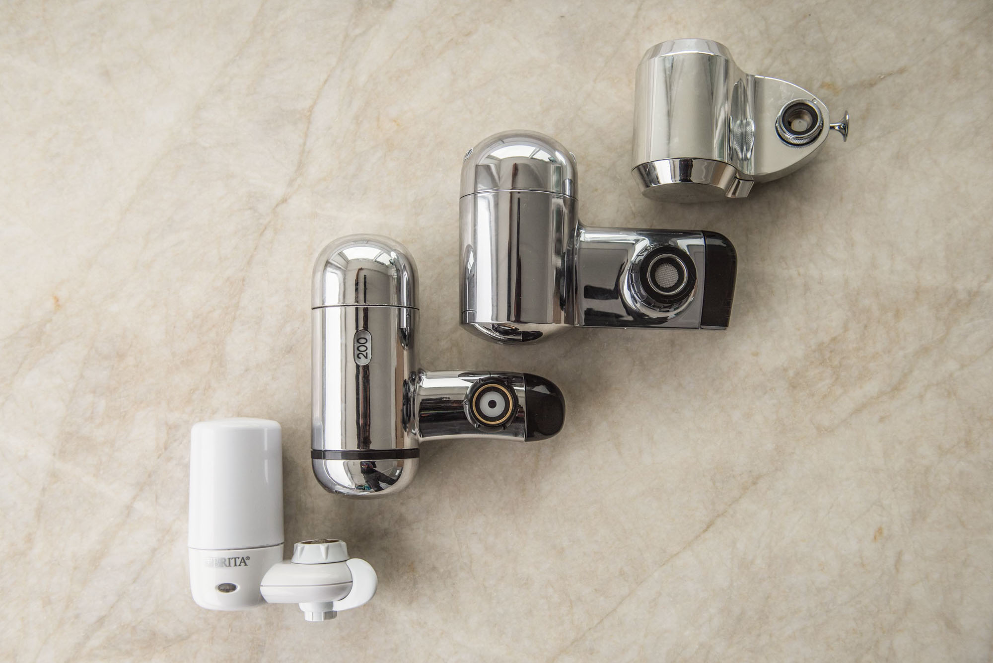 Filters viewed from the top