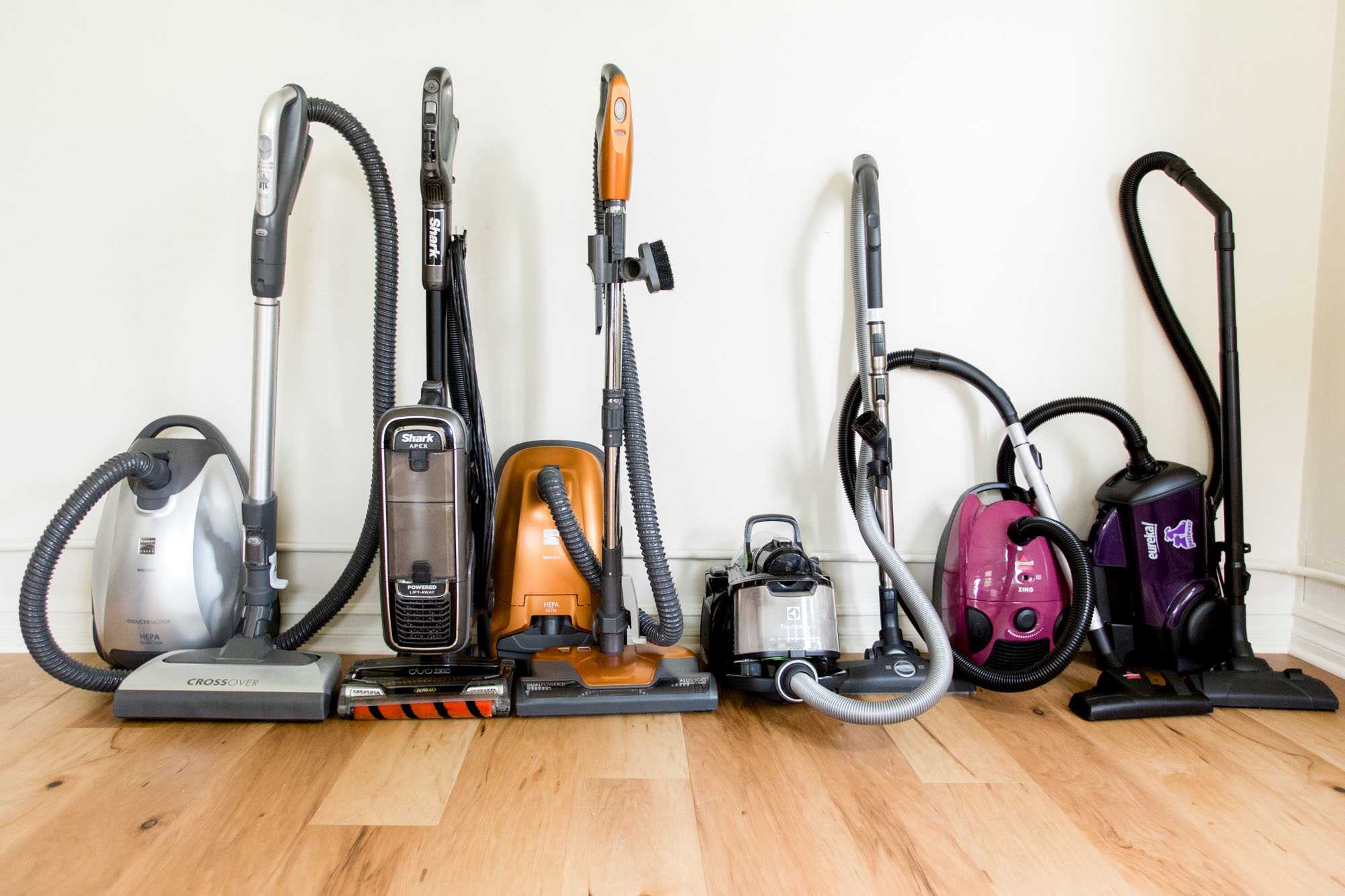 Canister vacuum lineup