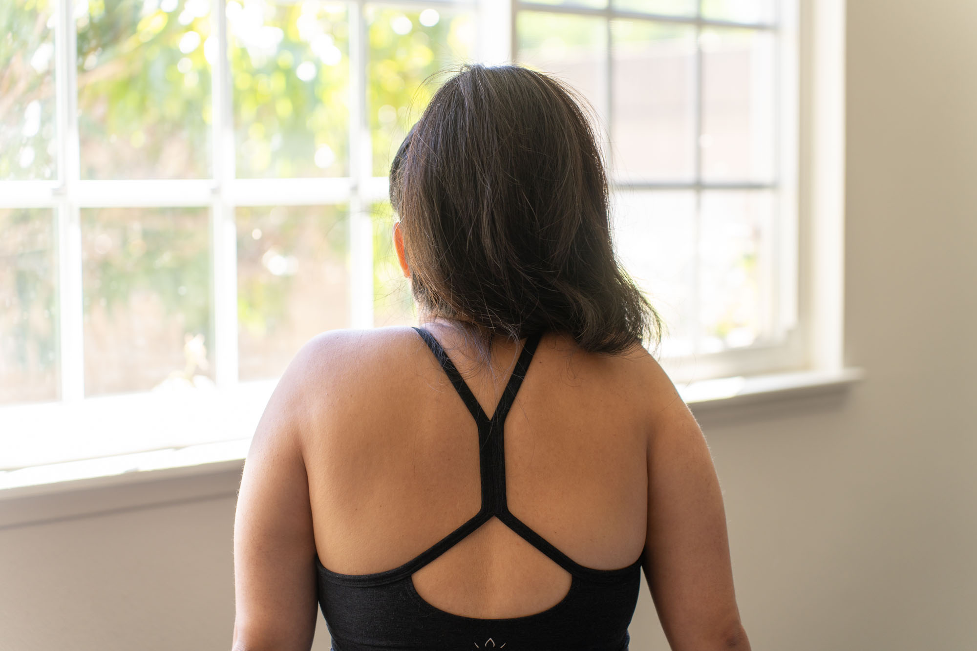 lifting shoulders to ears