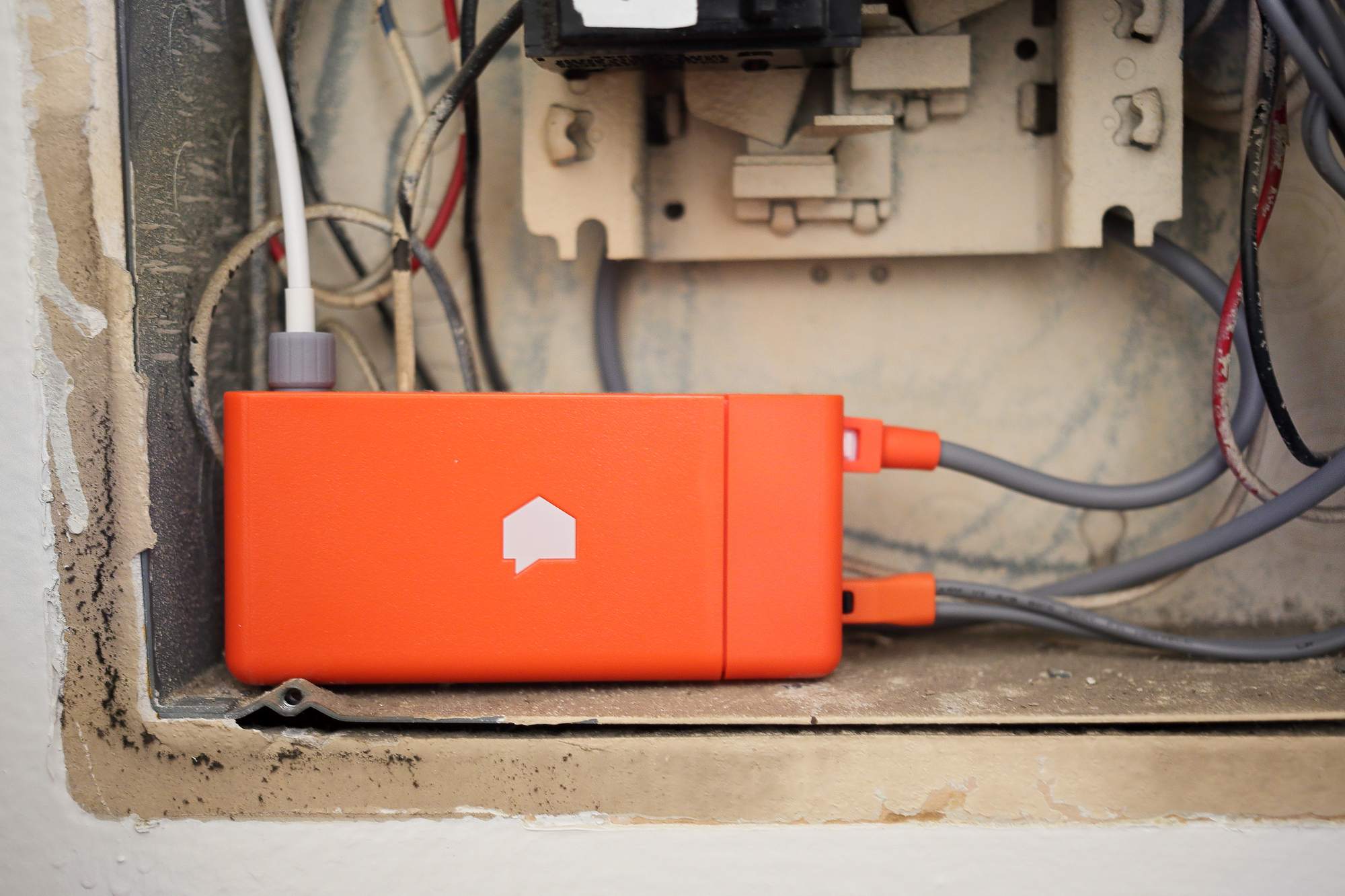 Sense installed in an electrical box