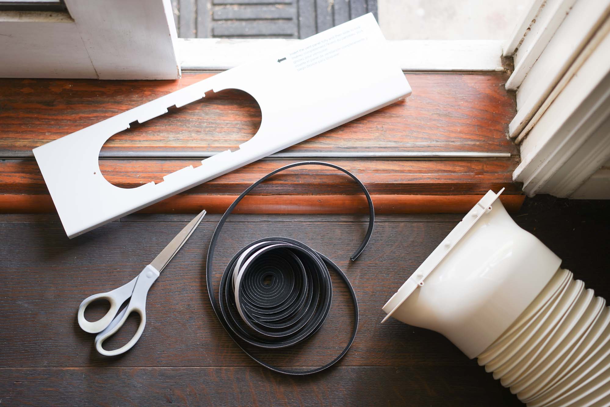 installing a vent kit for a sliding door