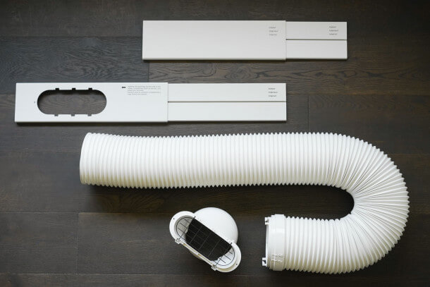 portable AC window venting kit