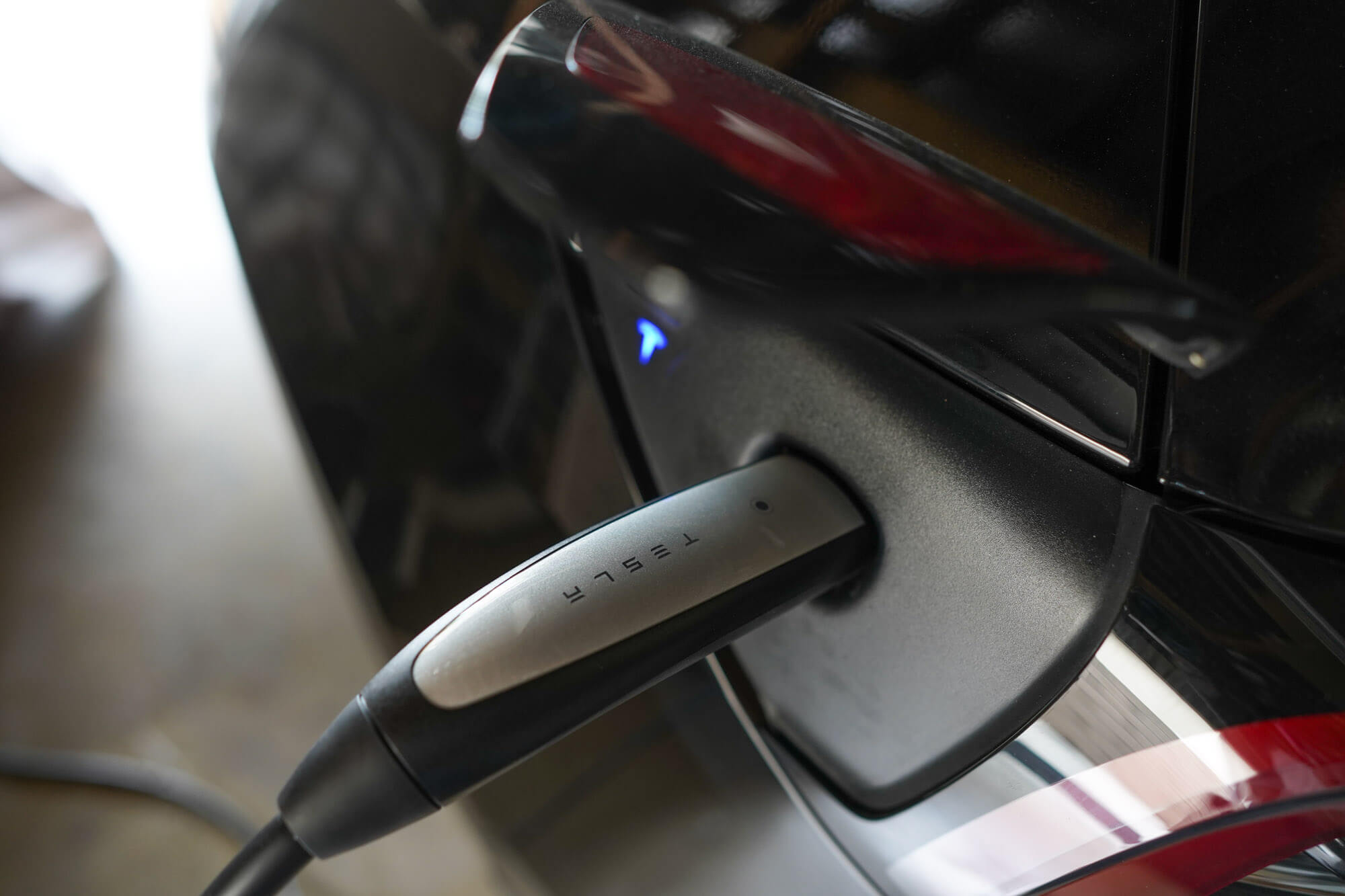 Tesla Model Y charging port