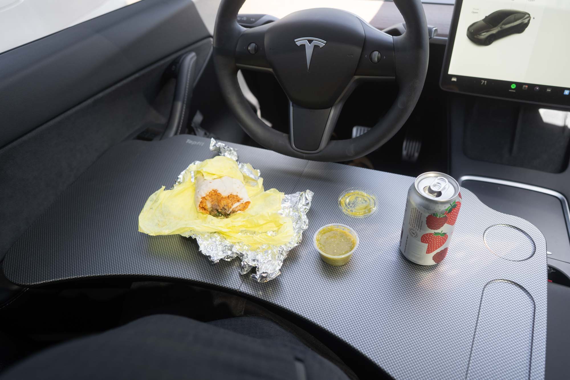 BMZX Tesla food tray / seat tray