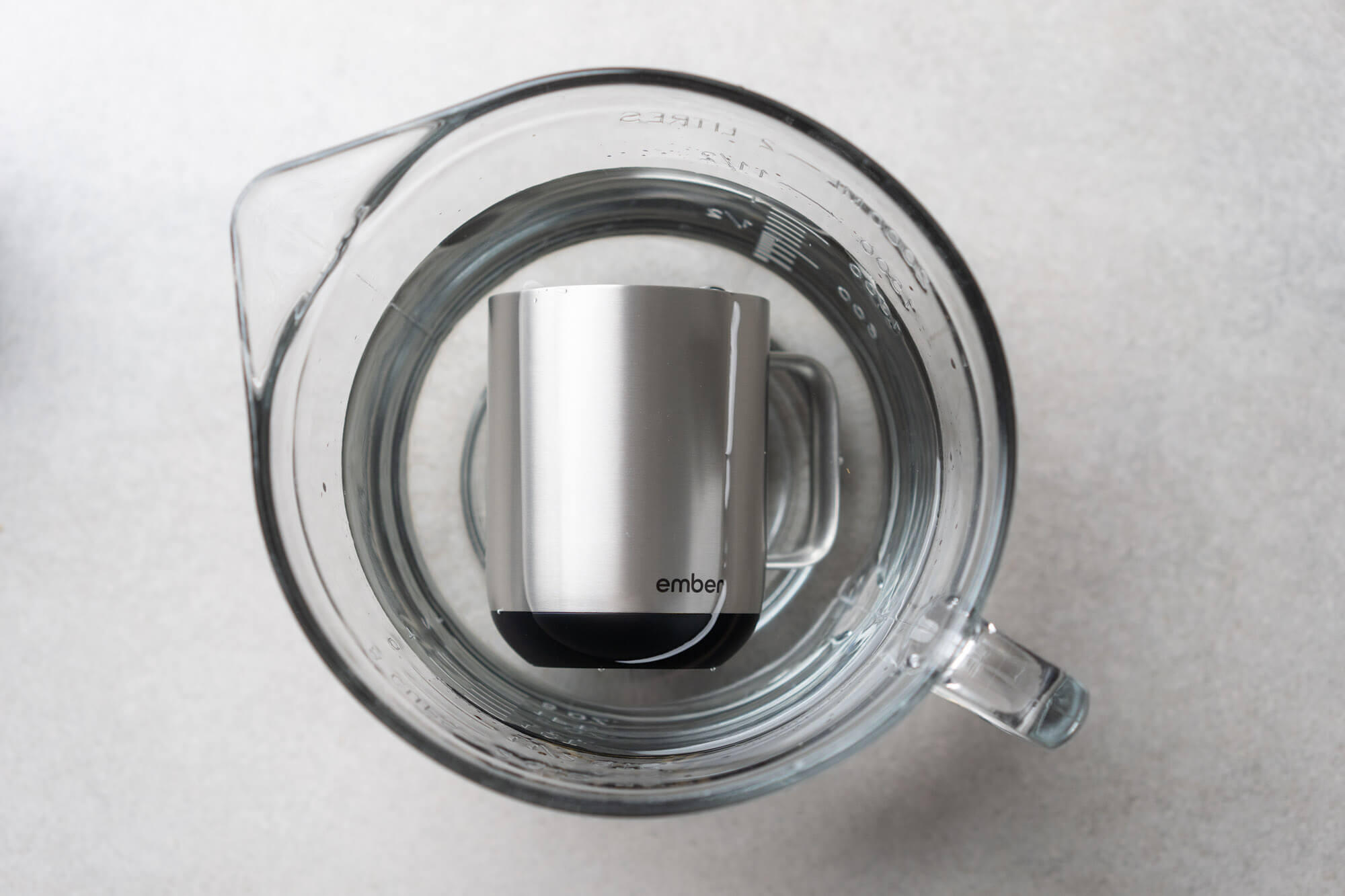 Ember Mug submerged in water