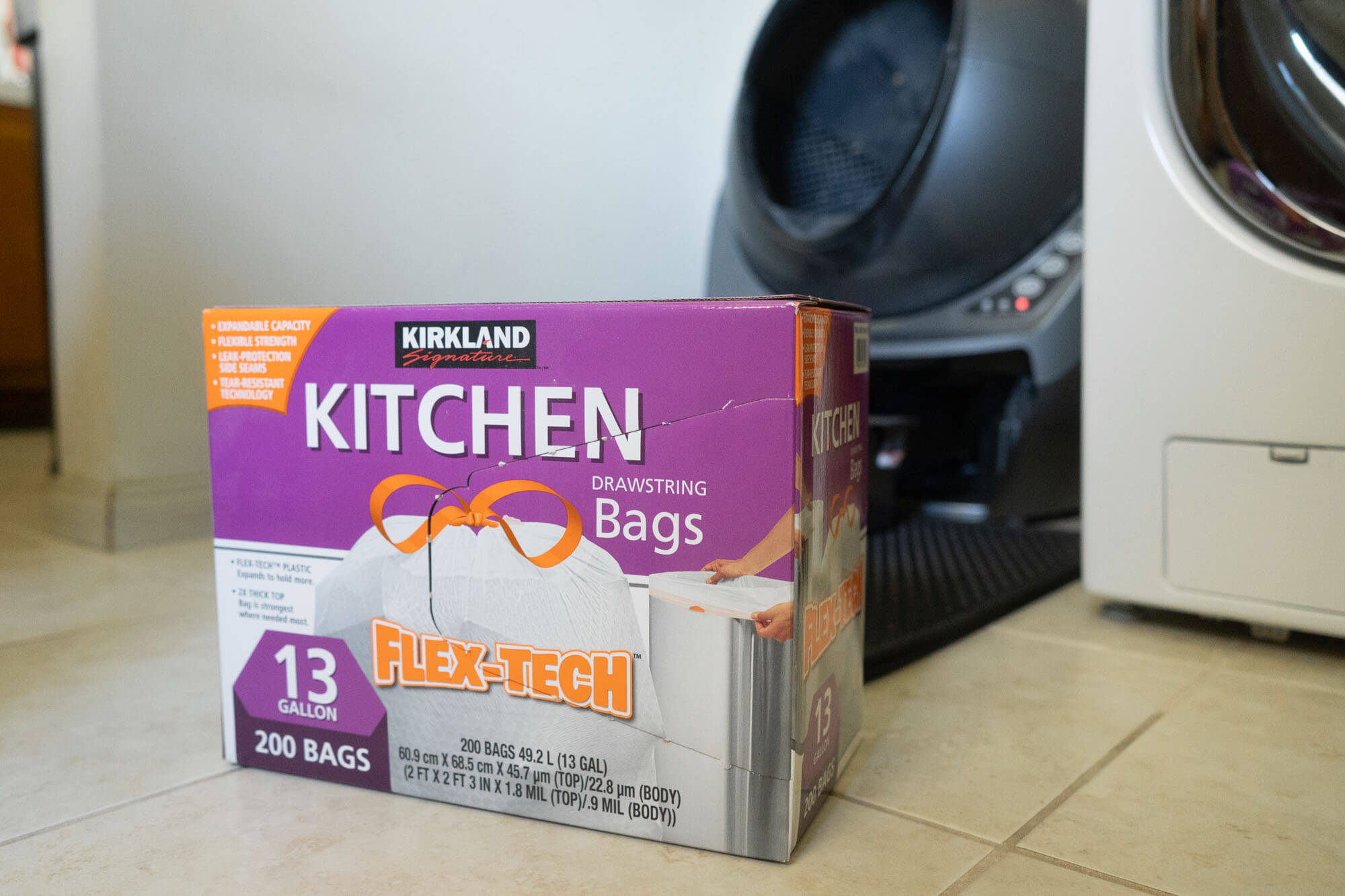 13 gallon trash bags