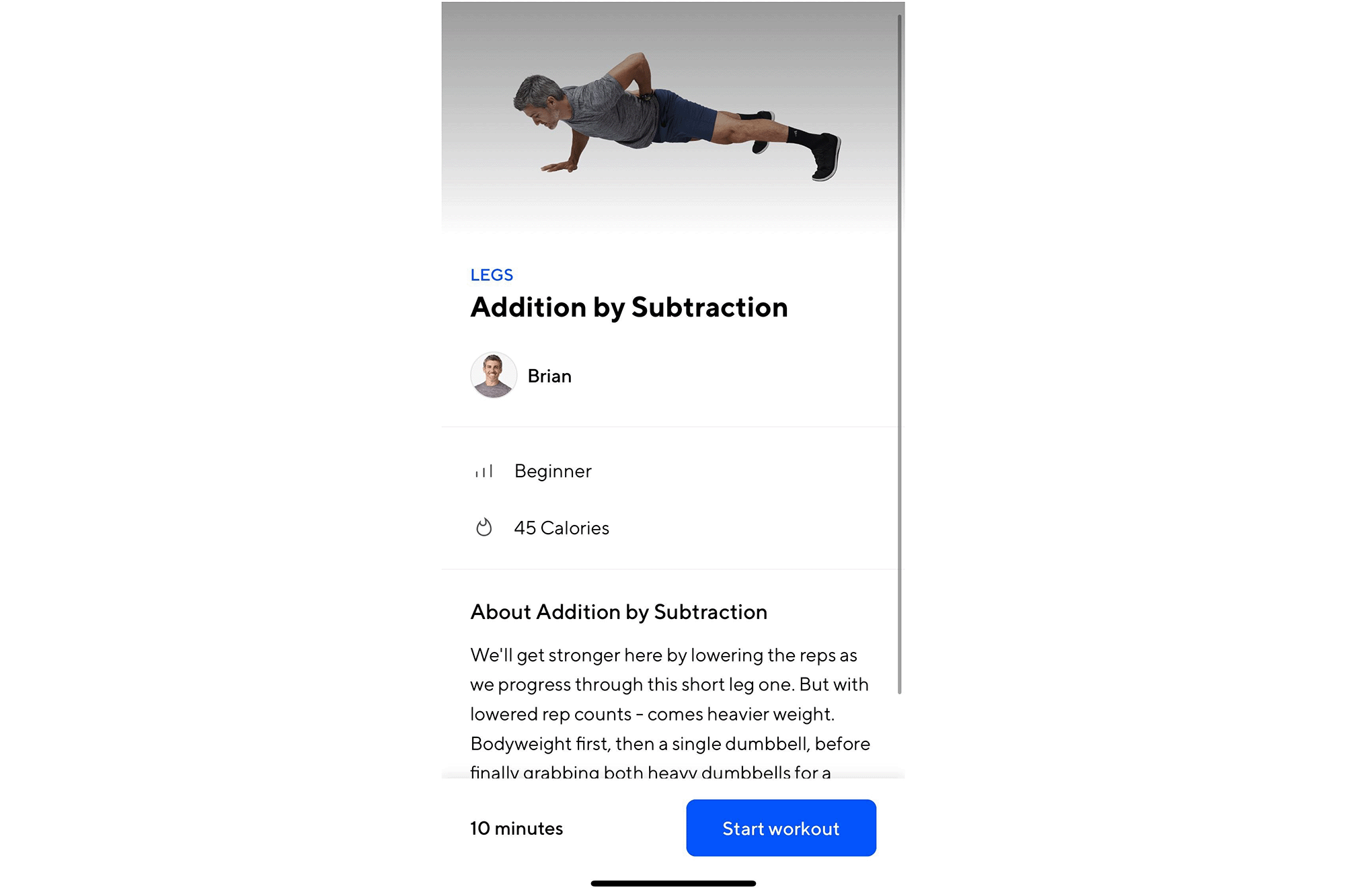 ClassPass audio class on demand screenshot